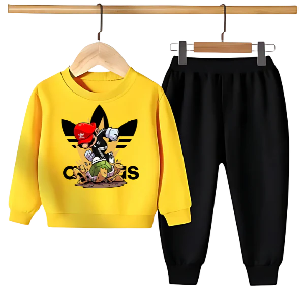 ADIDAS PRINTED SWEATSHIRT SET - Image 3