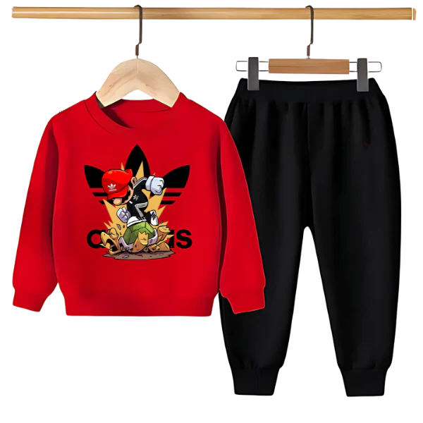 ADIDAS PRINTED SWEATSHIRT SET - Image 4
