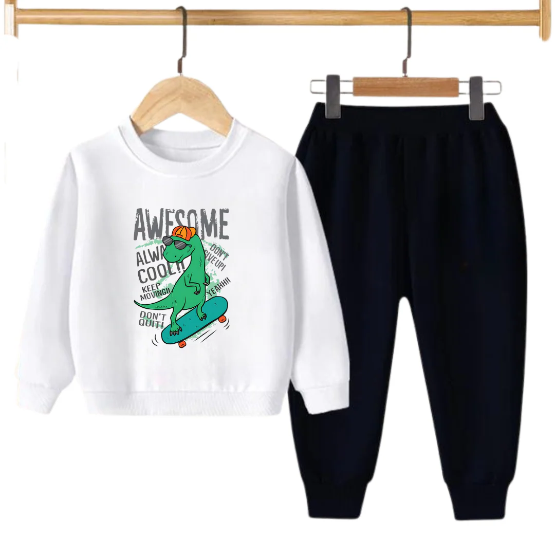 AWESOME PRINTED SWEATSHIRT SET - Image 3