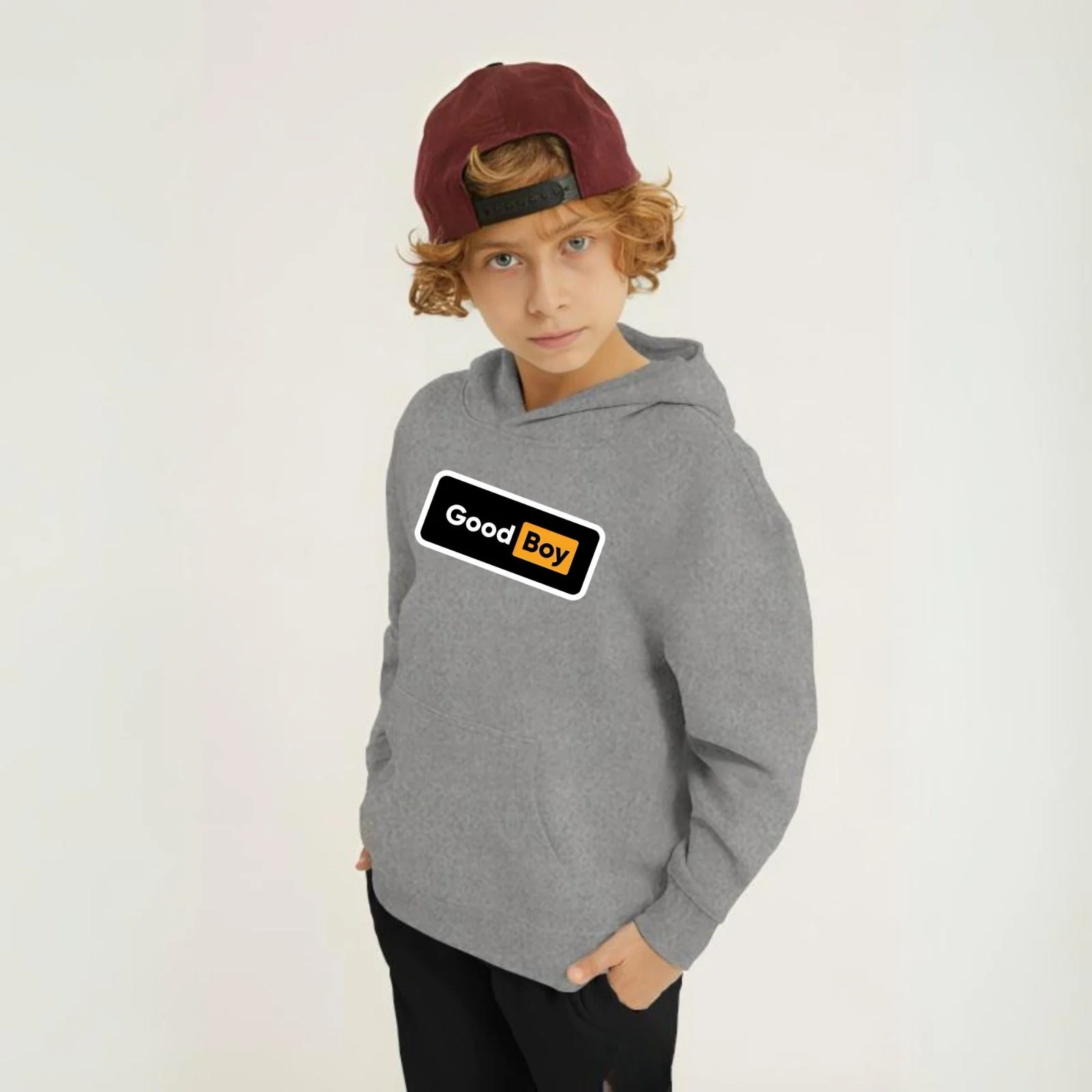 Good Boy Printed Kids Hoodie Set - Image 2