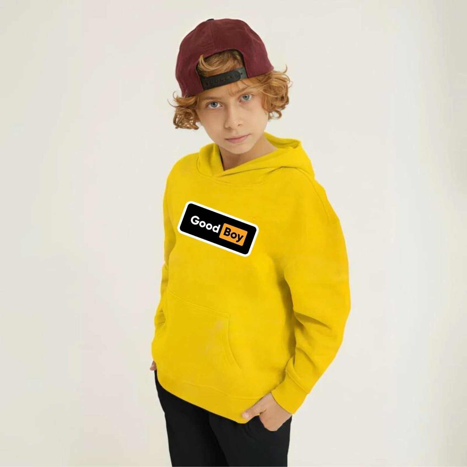Good Boy Printed Kids Hoodie Set - Image 3