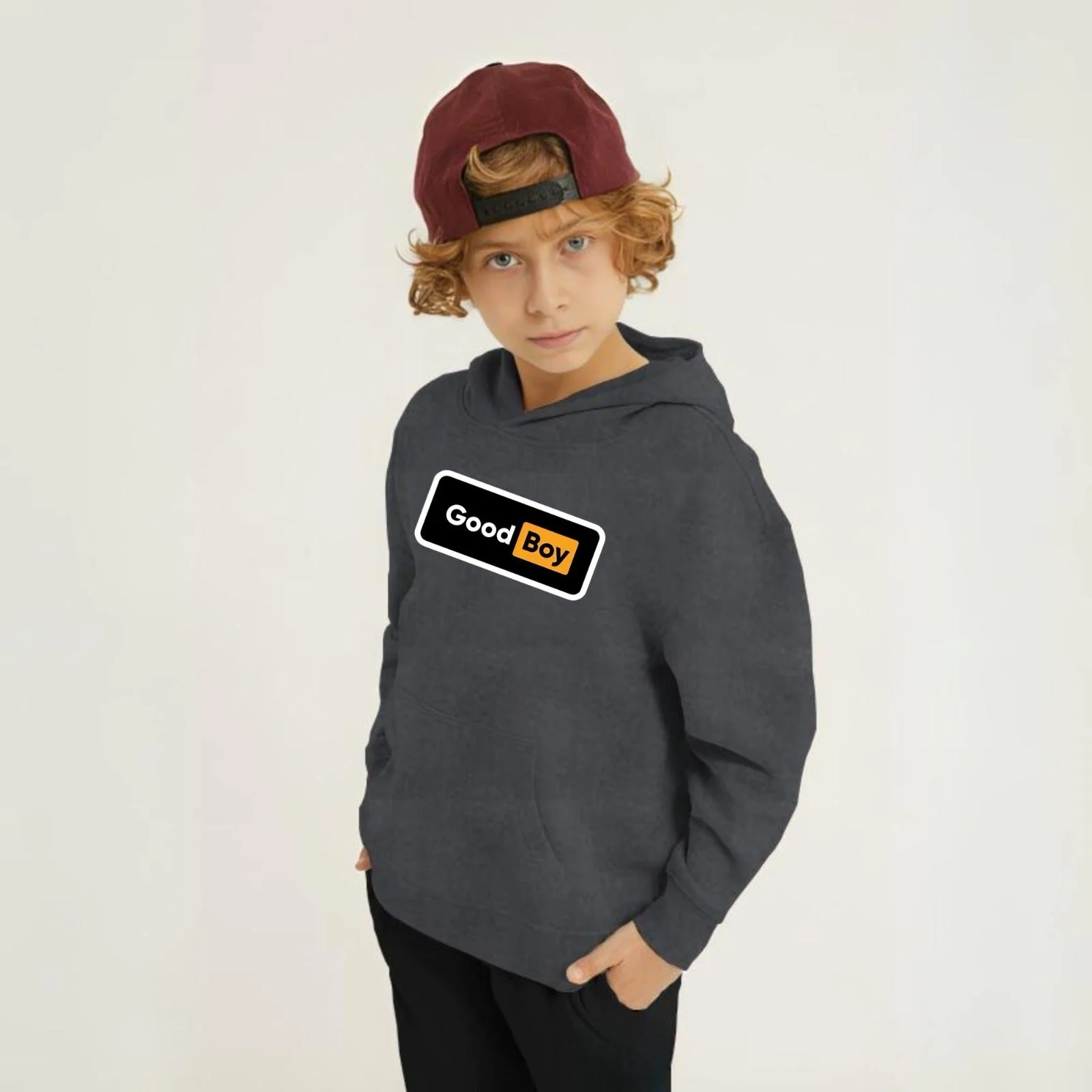 Good Boy Printed Kids Hoodie Set - Image 4