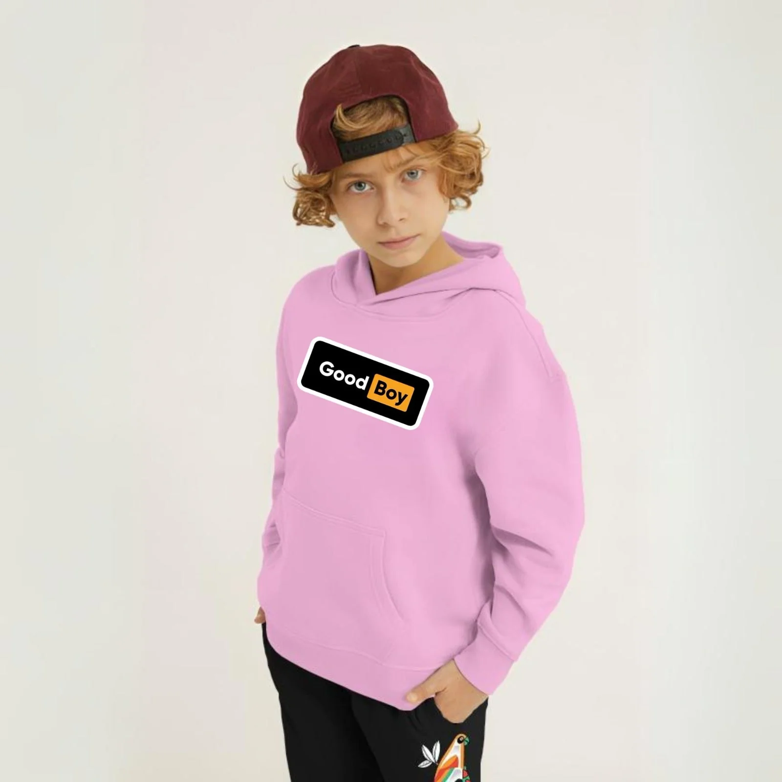 Good Boy Printed Kids Hoodie Set - Image 5