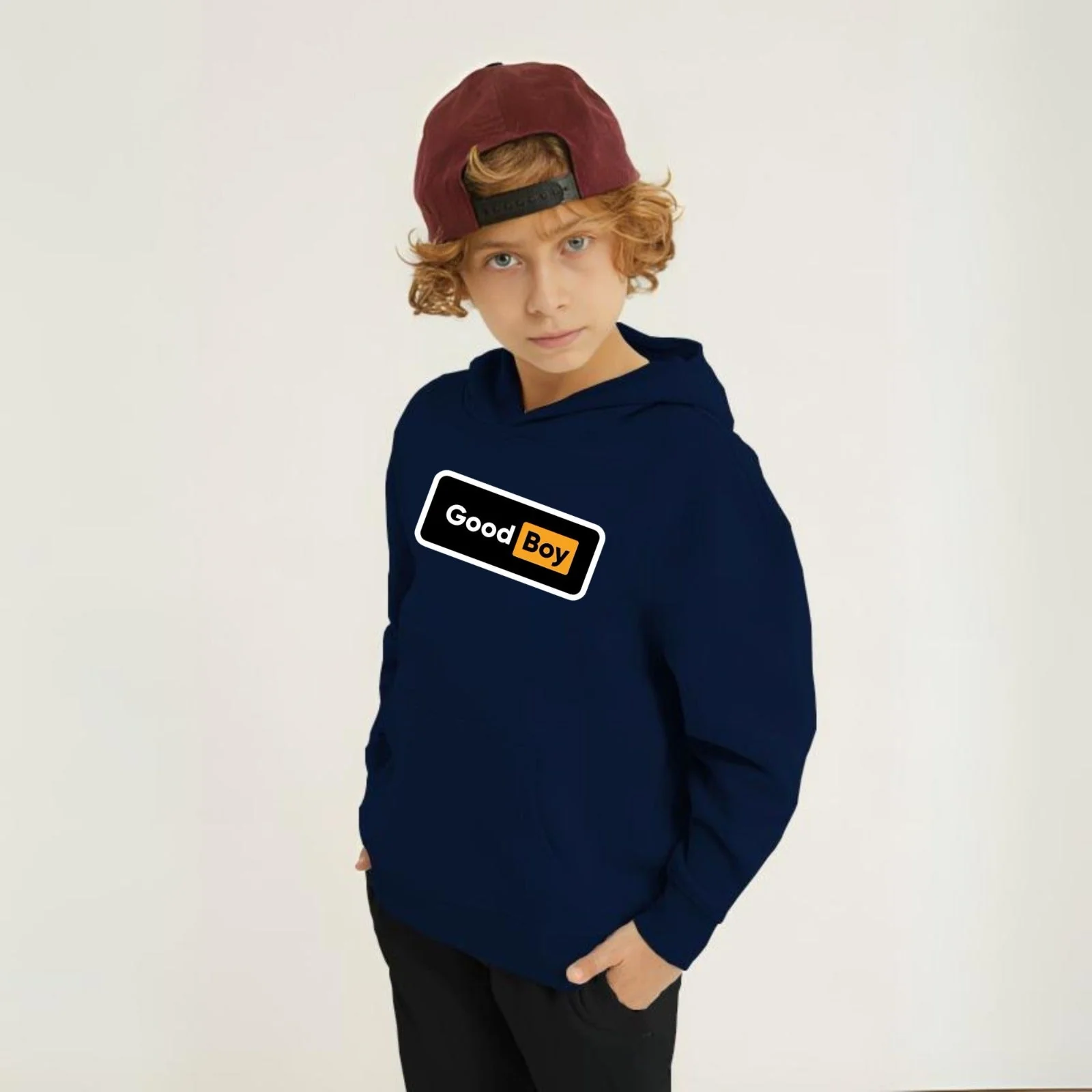 Good Boy Printed Kids Hoodie Set - Image 6