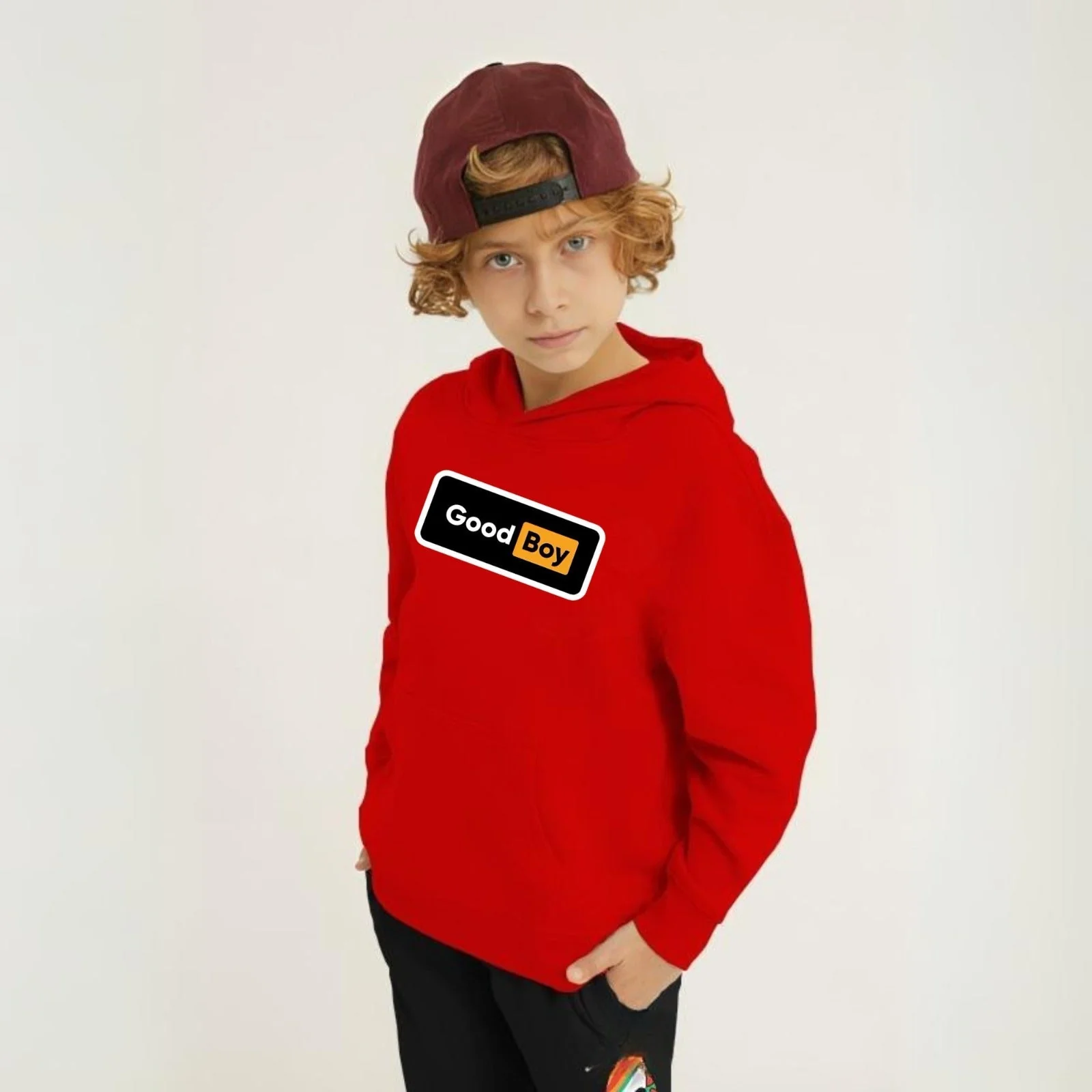 Good Boy Printed Kids Hoodie Set - Image 7