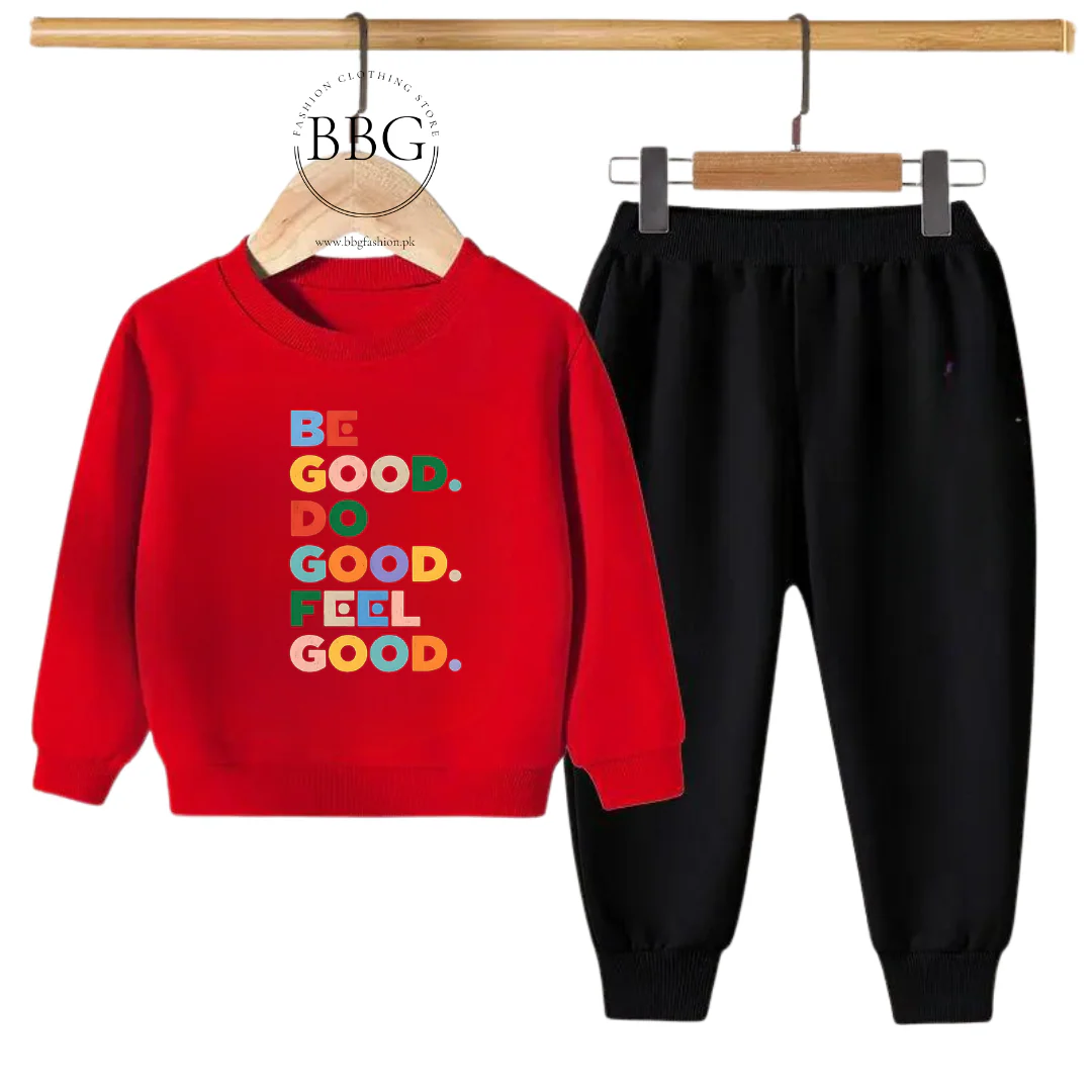 BE GOOD PRINTED SWEATSHIRT SET - Image 2
