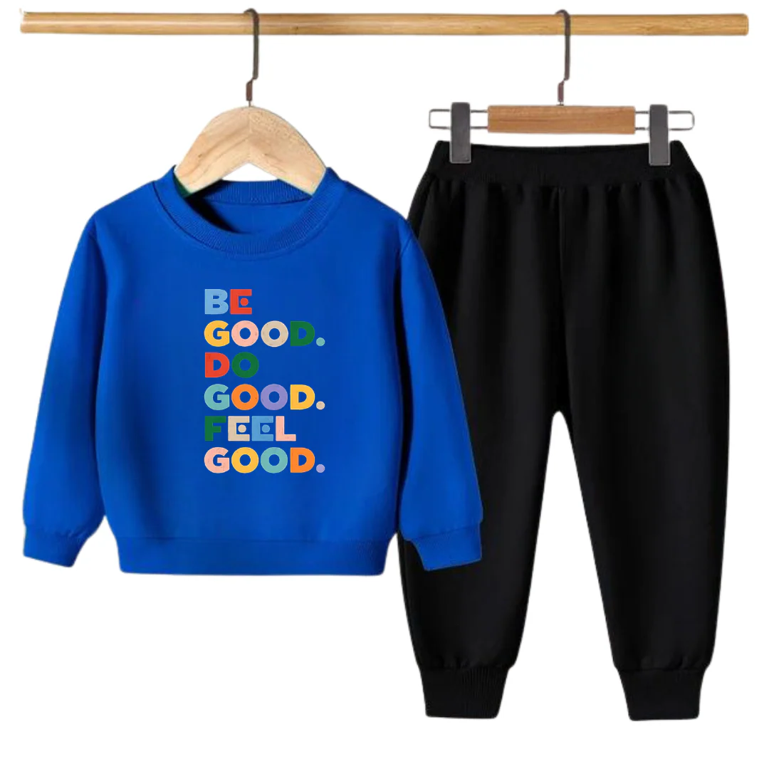 BE GOOD PRINTED SWEATSHIRT SET - Image 6