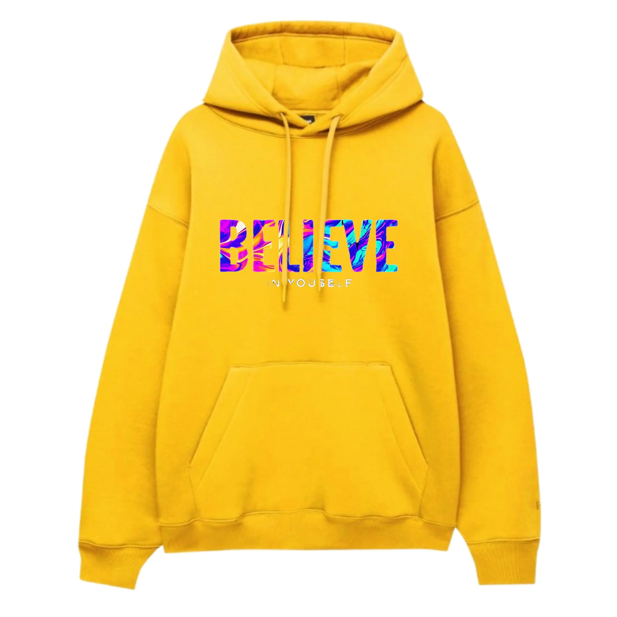 Believe in Yourself Printed Hoodie - Image 4
