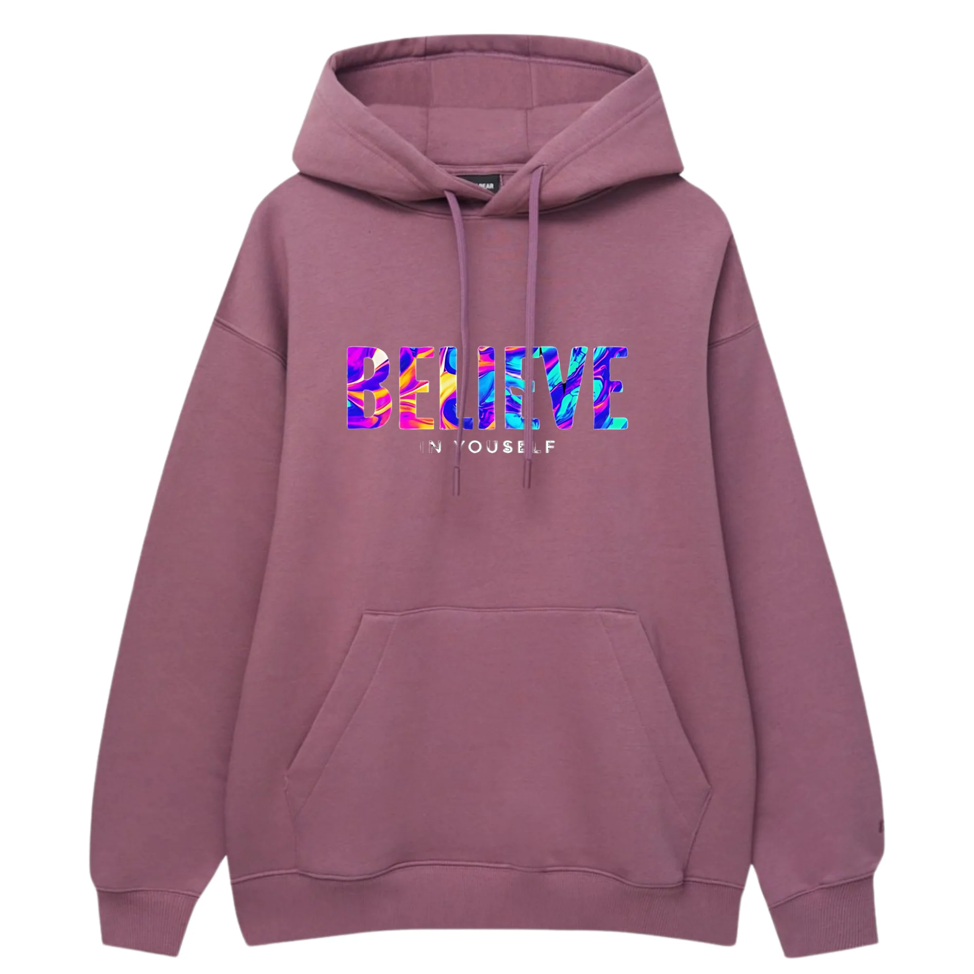 Believe in Yourself Printed Hoodie - Image 6