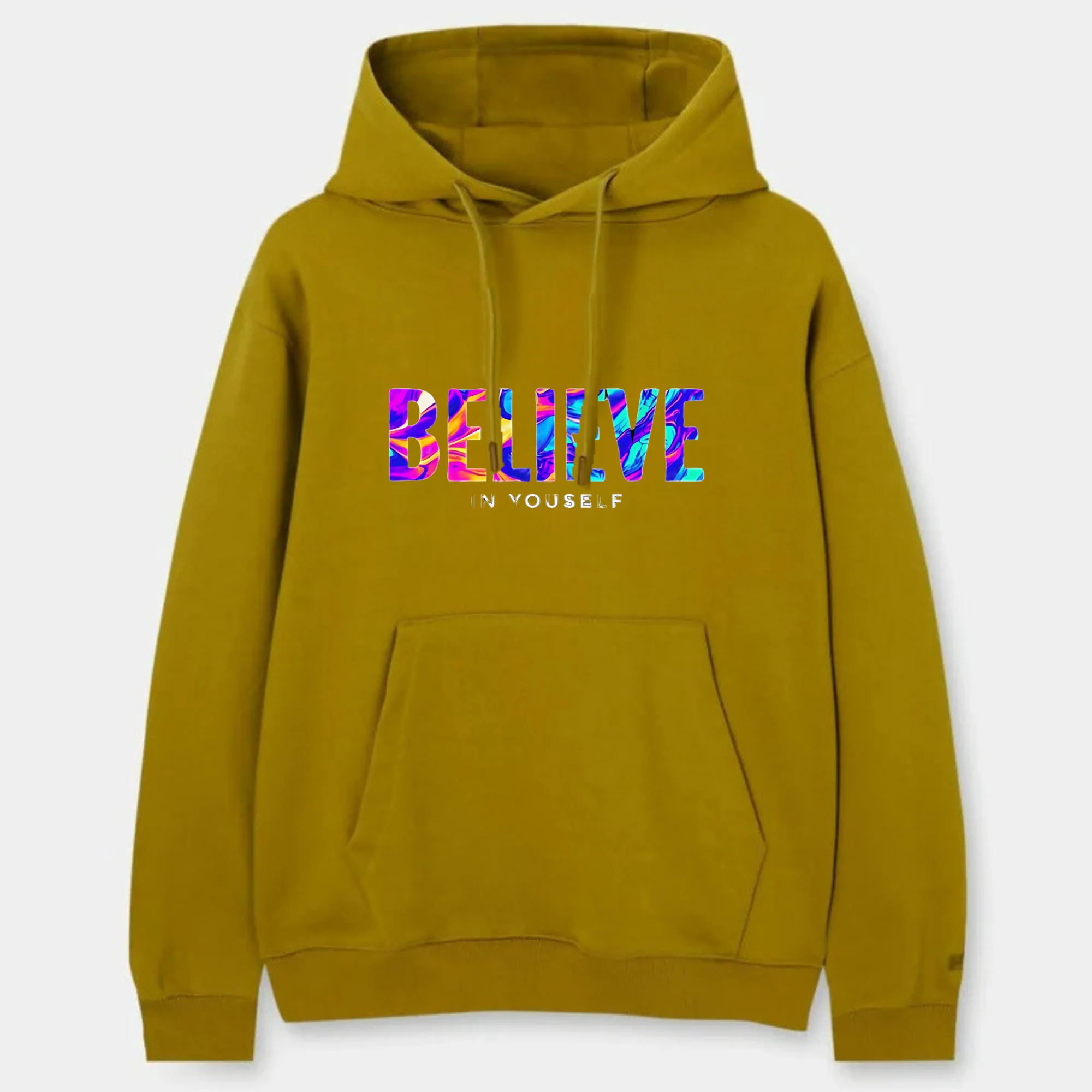 Believe in Yourself Printed Hoodie - Image 8