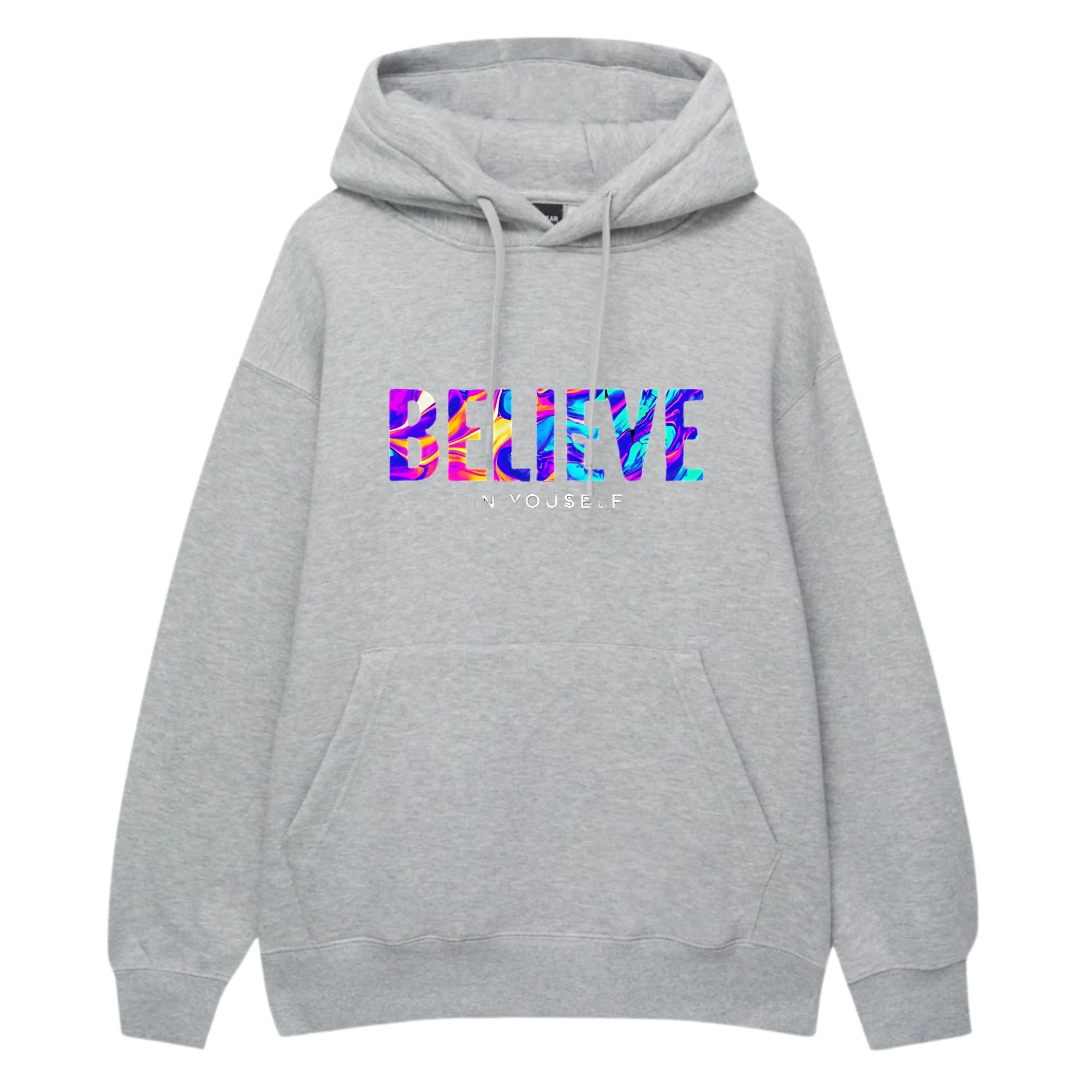 Believe in Yourself Printed Hoodie - Image 9