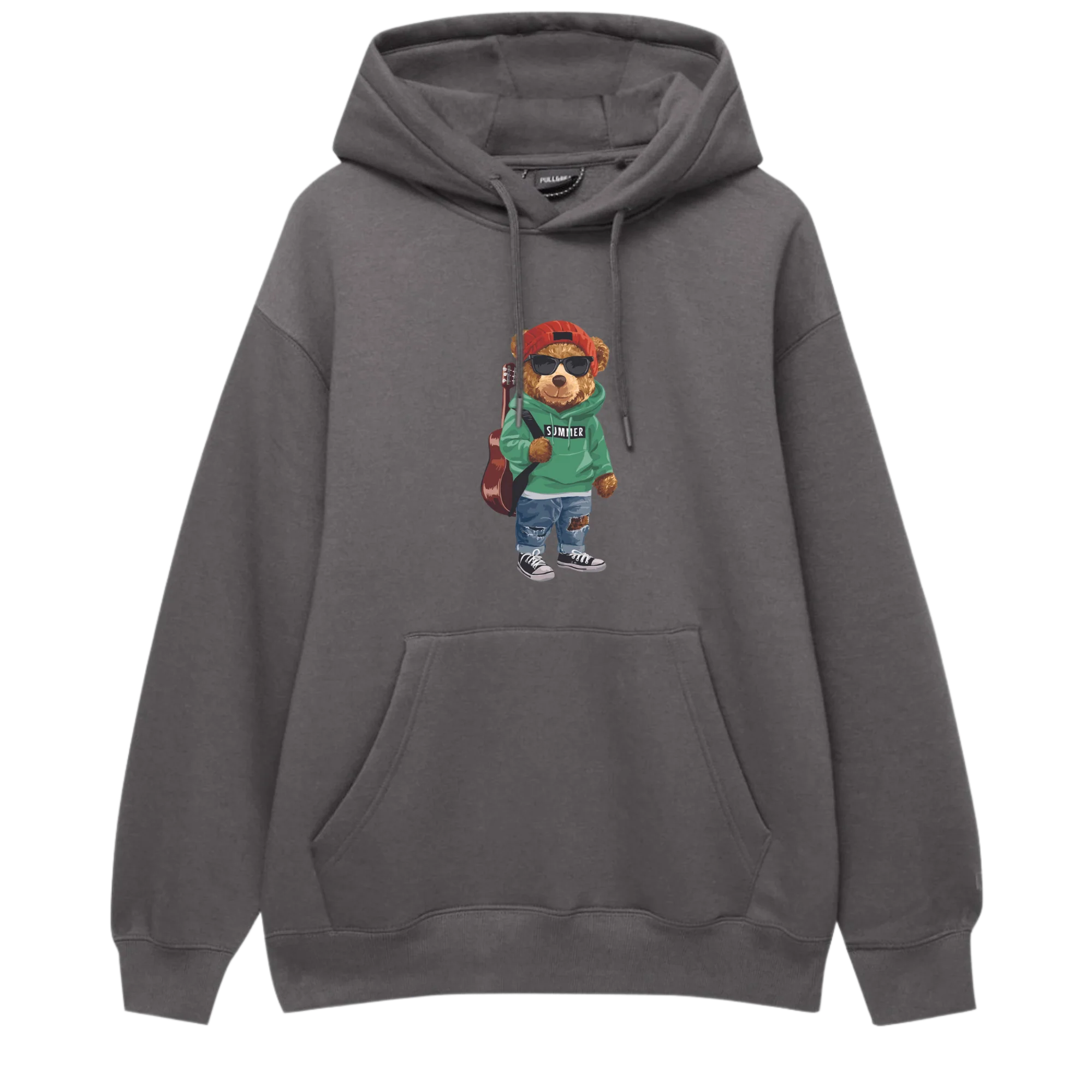 Green Polo Bear Hoodie - Image 3