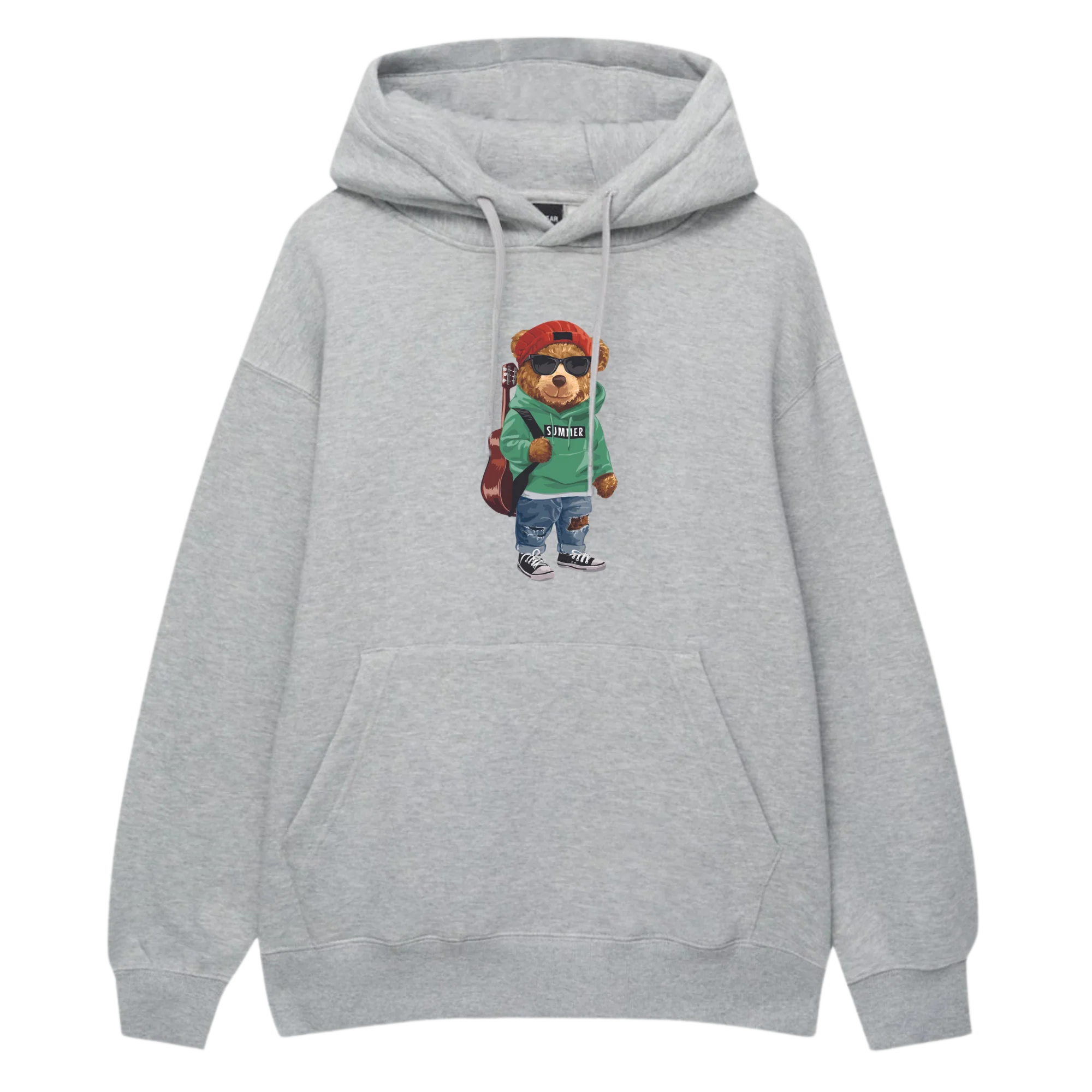 Green Polo Bear Hoodie - Image 5
