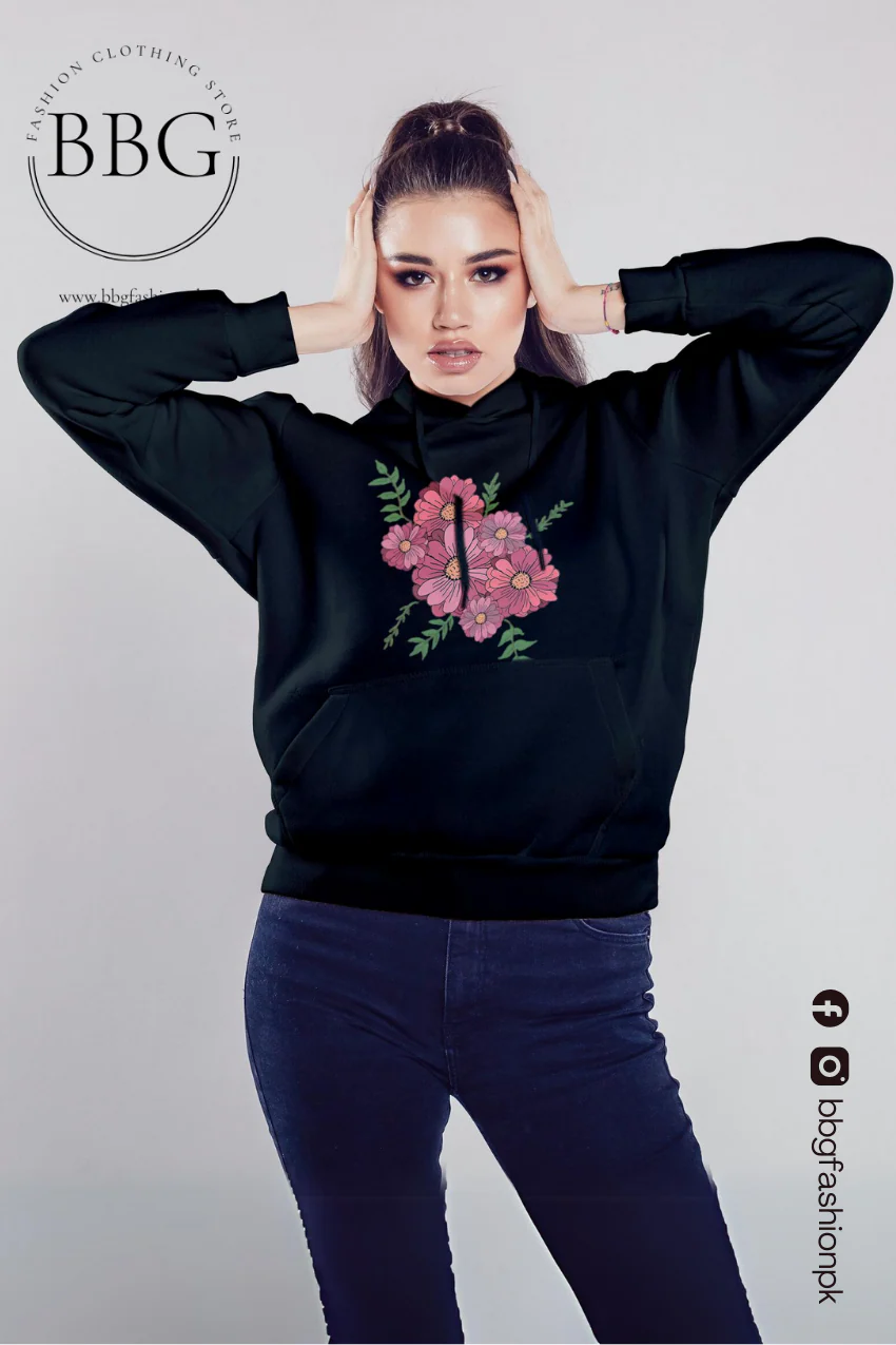 Leaf Pattern Hoodie - Image 2