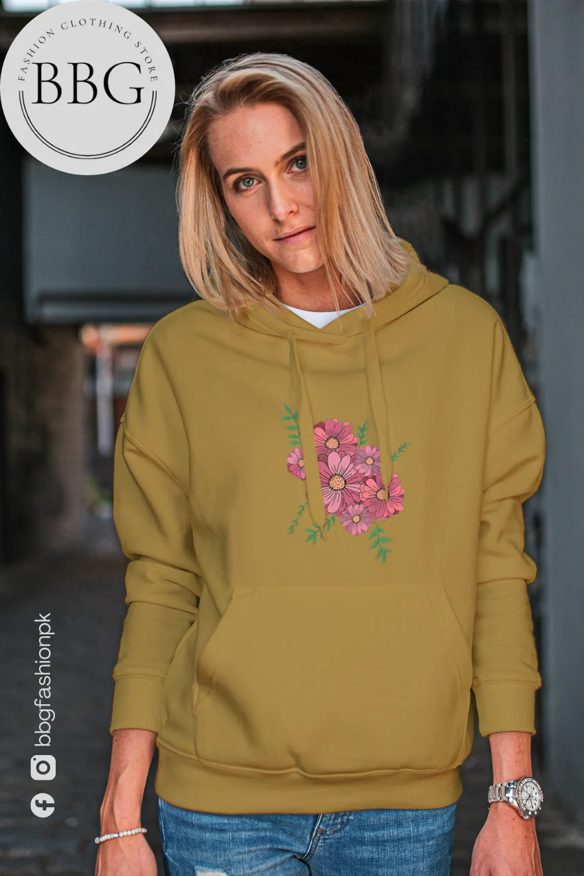 Leaf Pattern Hoodie - Image 4