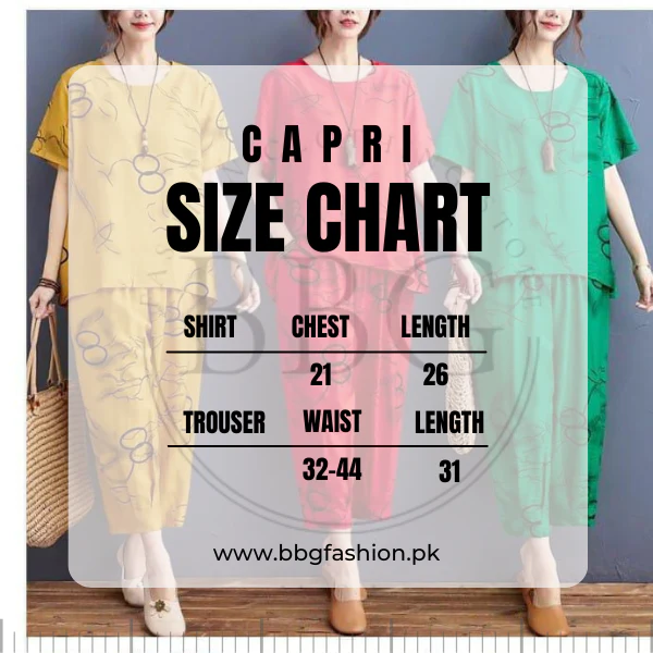 Printed Capri PJ Set - Image 4