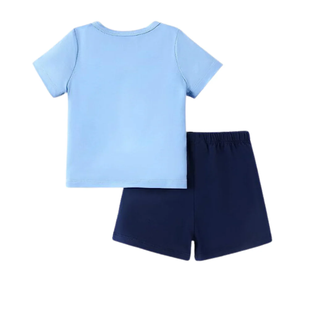 Blue Care Bear Kids Short Set - Image 2