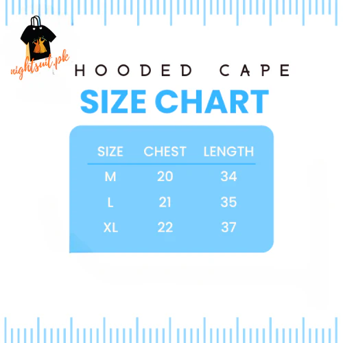 Blue Meow Printed Hood Cape - Image 5