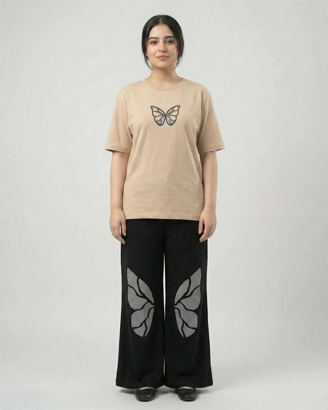 Butterfly Dreams Outfit | Beige - Image 4