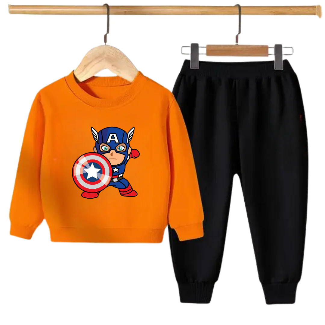 CAPT AMERICA PRINTED SWEATSHIRT SET - Image 5
