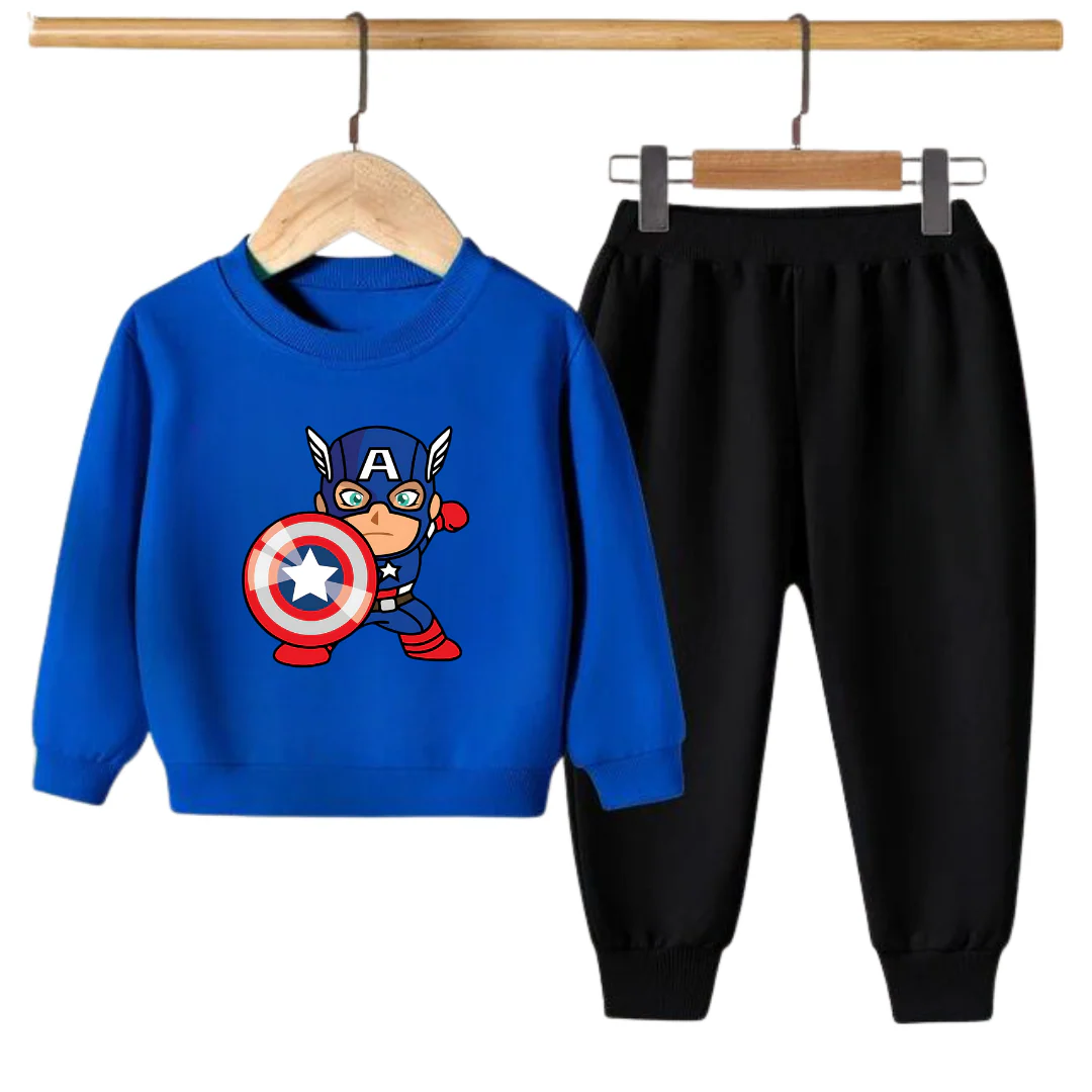 CAPT AMERICA PRINTED SWEATSHIRT SET - Image 6