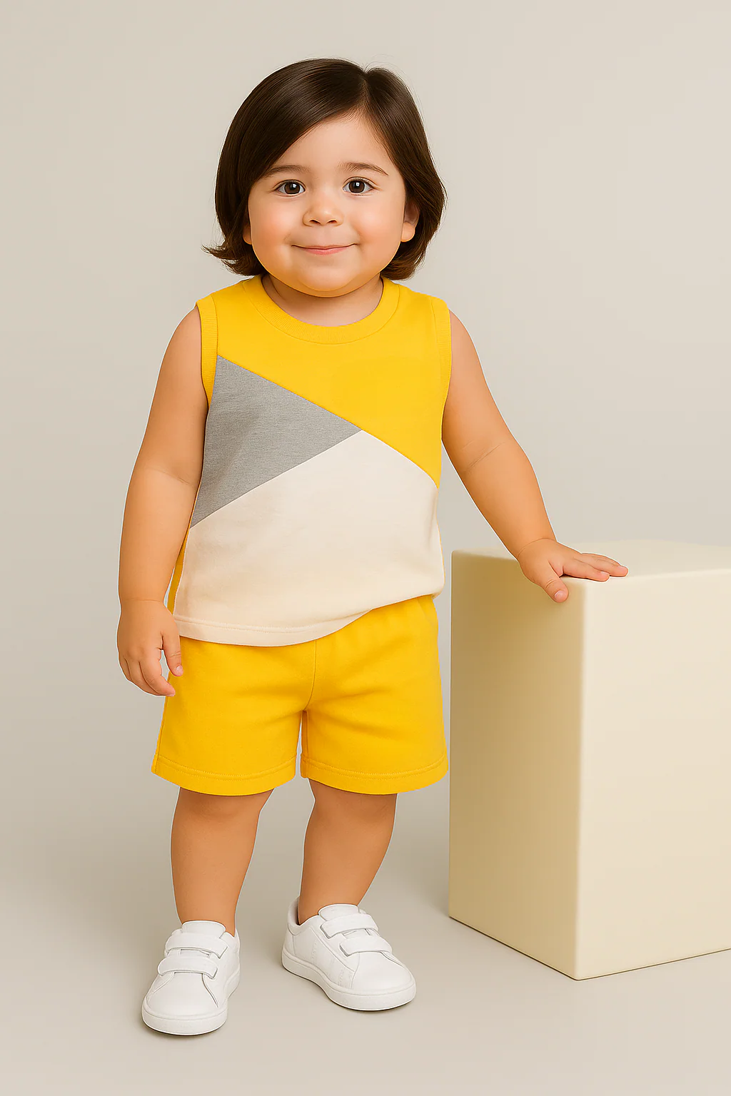 Cool Sleeveless Shorts Set - Image 4
