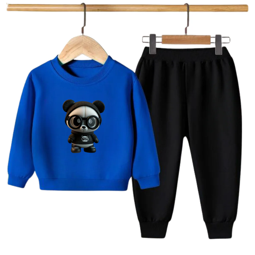 CUTE PANDA PRINTED SWEATSHIRT SET - Image 6
