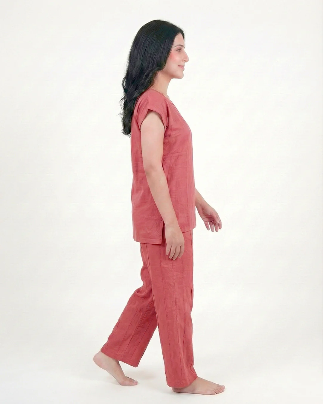 Elegant Comfort Two-Piece Set | Pink - Image 2