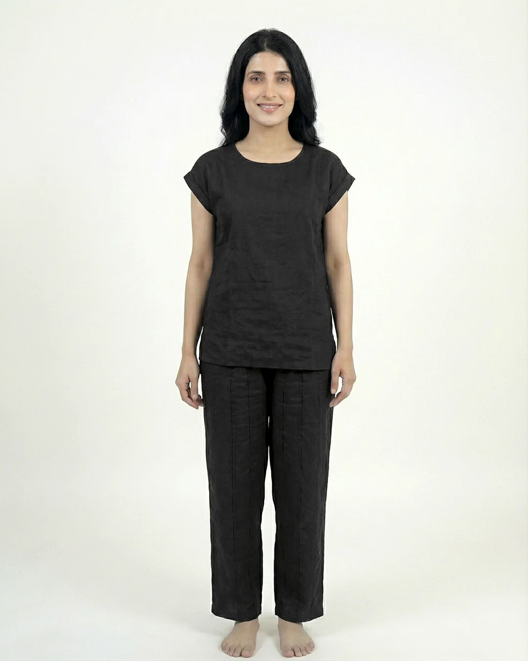 Elegant Comfort Two-Piece Set | Black