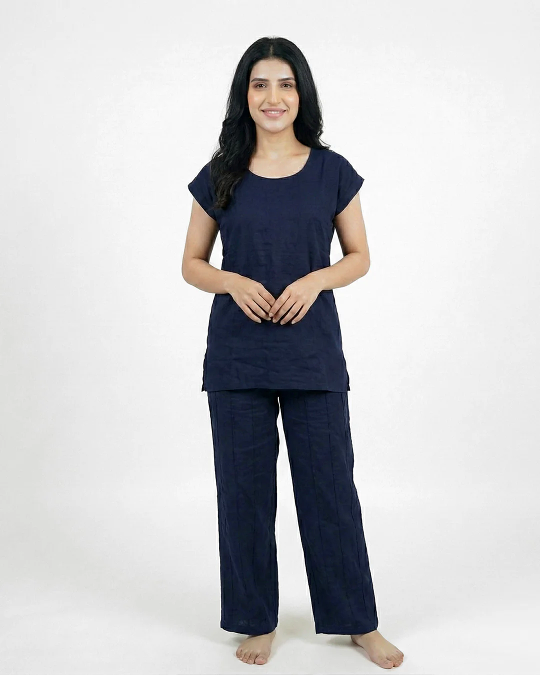 Elegant Comfort Two-Piece Set | Neavy Blue