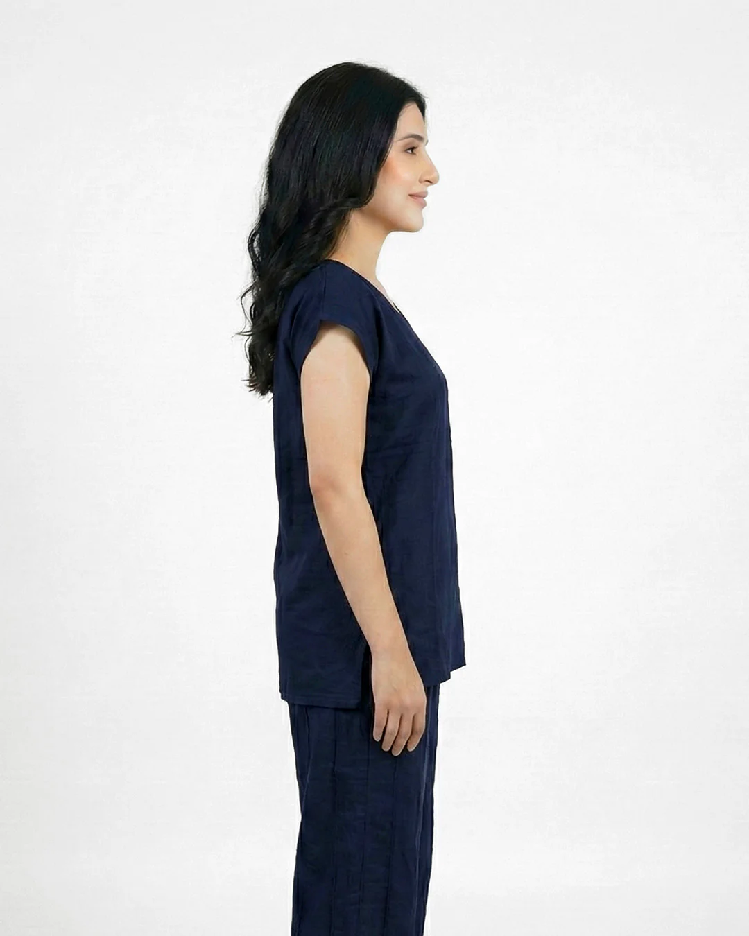 Elegant Comfort Two-Piece Set | Neavy Blue - Image 2