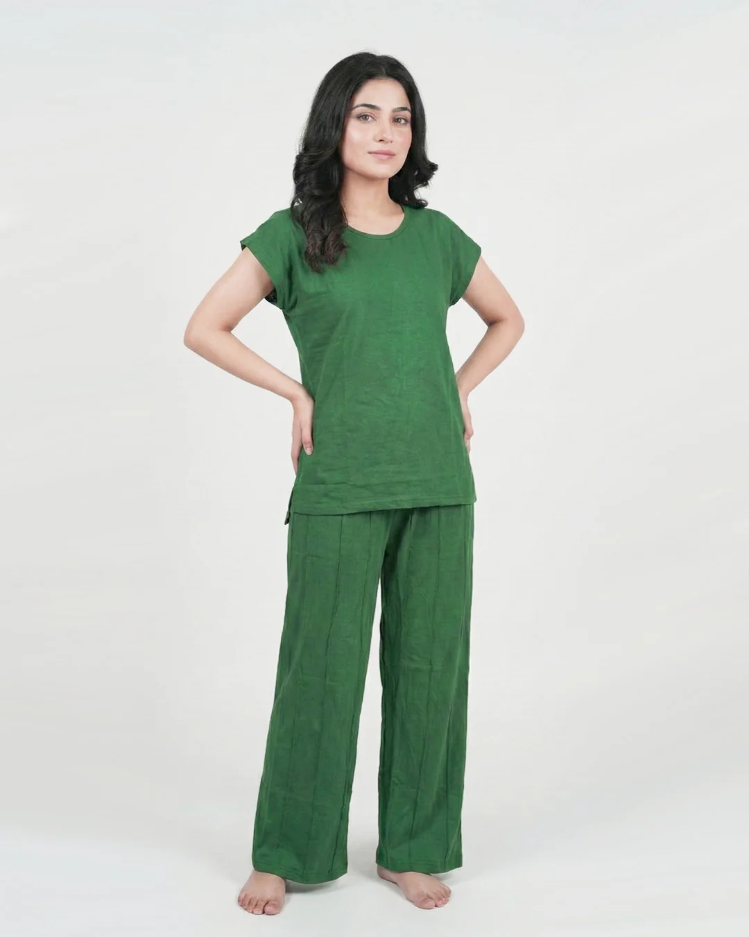 Elegant Comfort Two-Piece Set | Sherwood Green