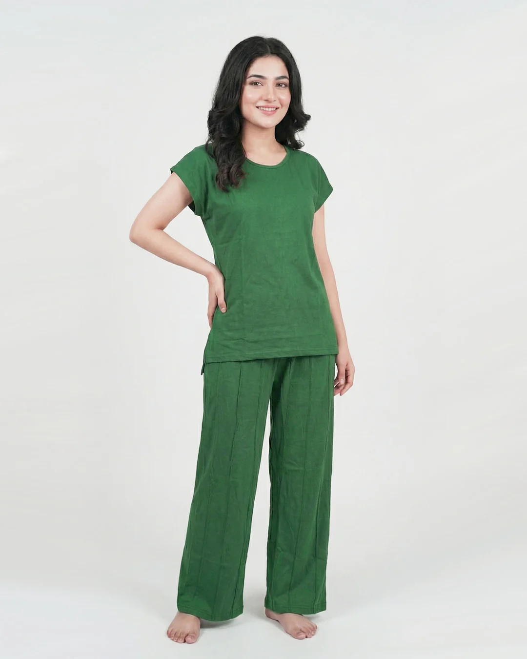 Elegant Comfort Two-Piece Set | Sherwood Green - Image 2
