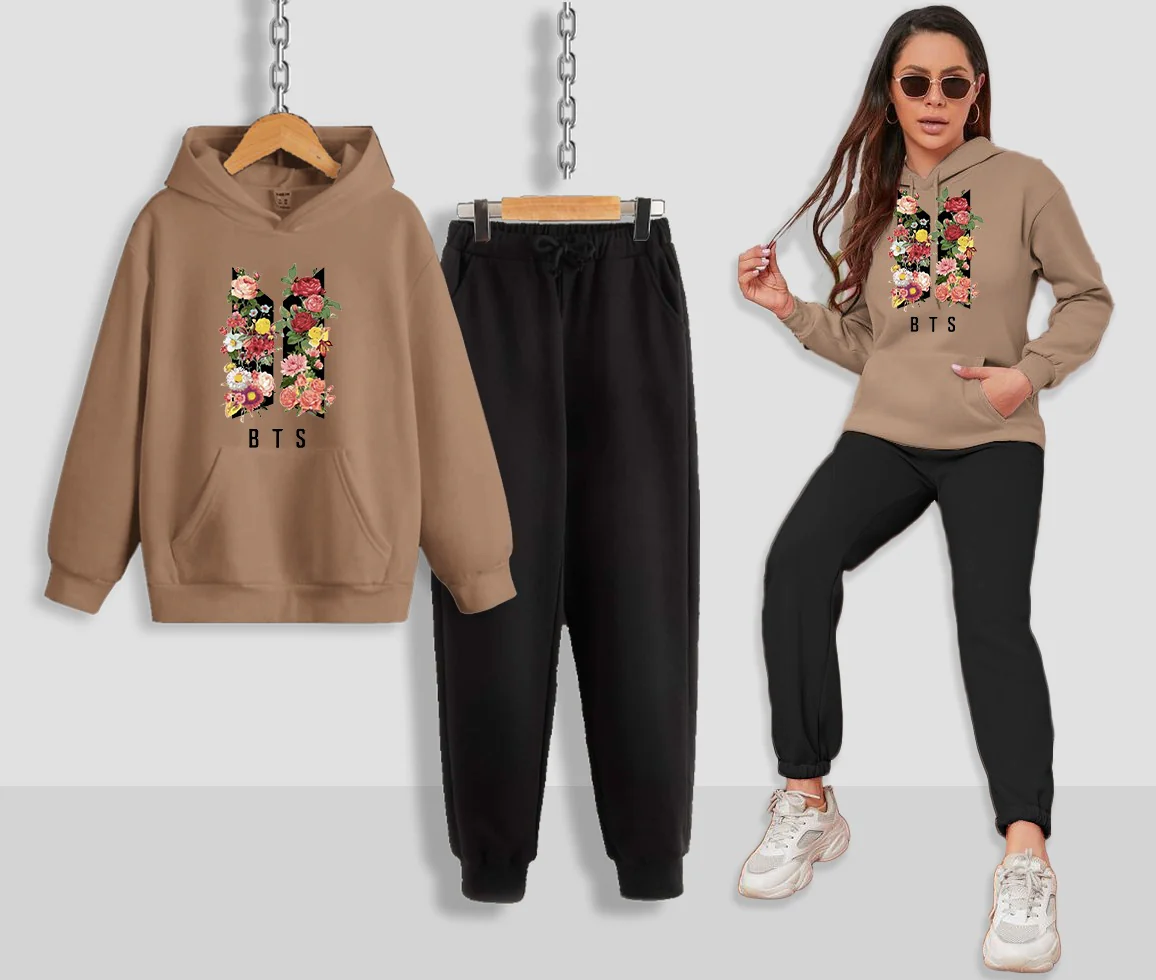 BTS Printed Women Hoodie Set - Image 10