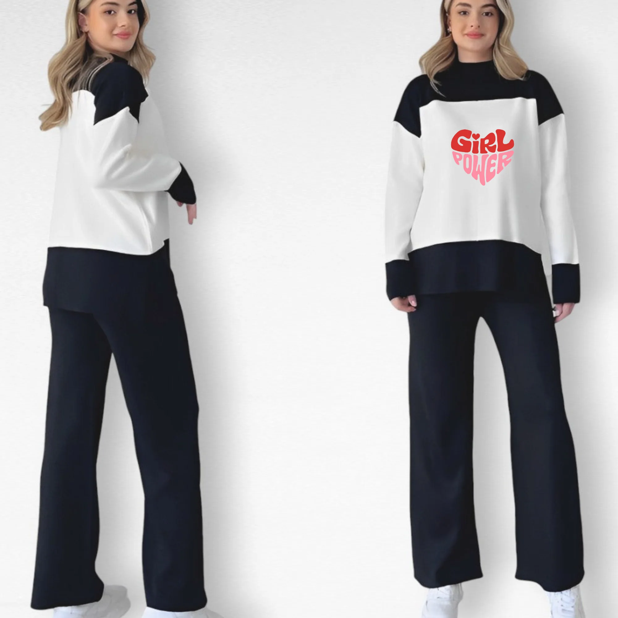 Girl Power Drop Shoulder Loungewear - Image 3