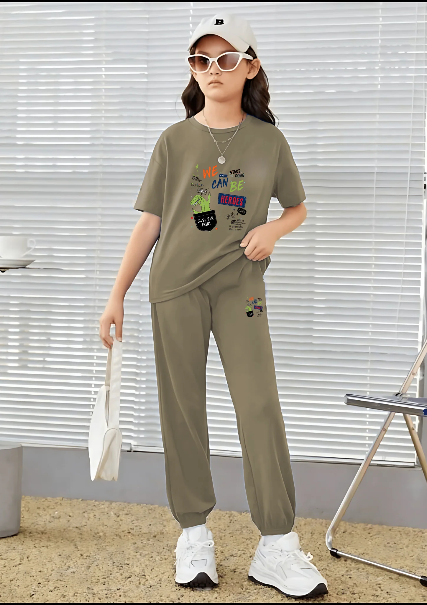 We Can Be Heroes Matching Set - T-Shirt and Pants - Image 3