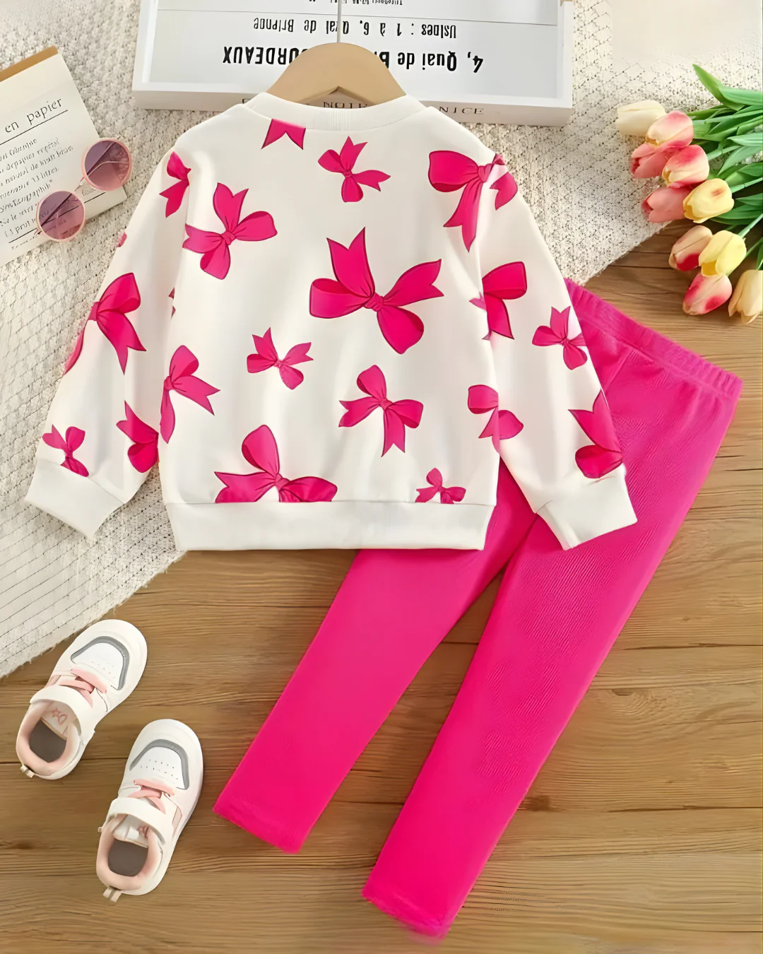 Flutter Wings Butterfly Fleece Set for Girls