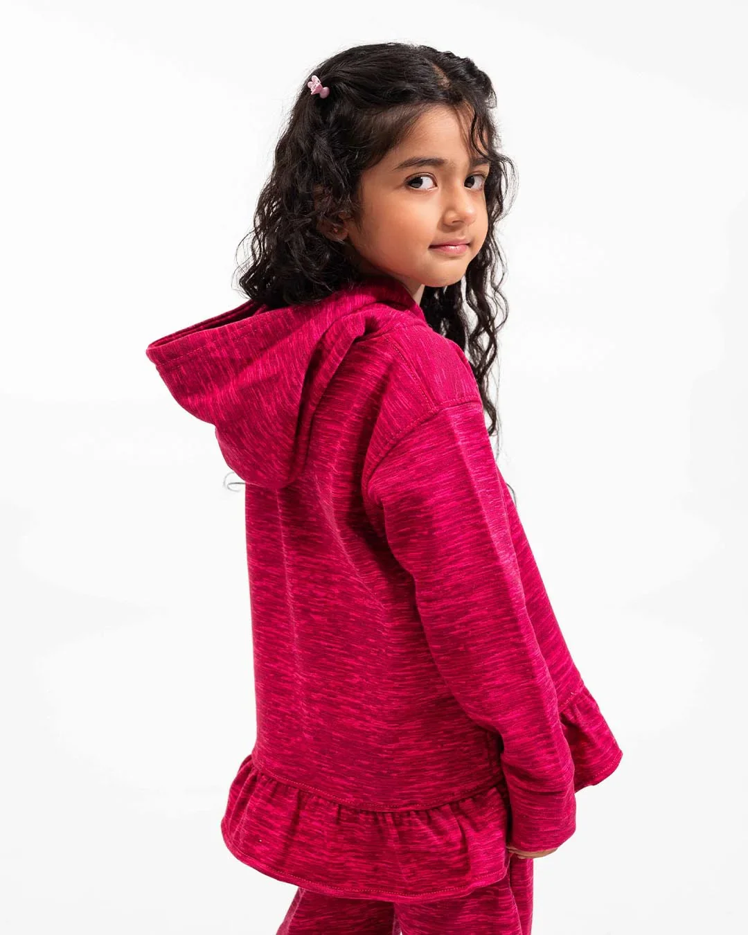 Girls Premium Fleece Set – Berry Blush - Image 3