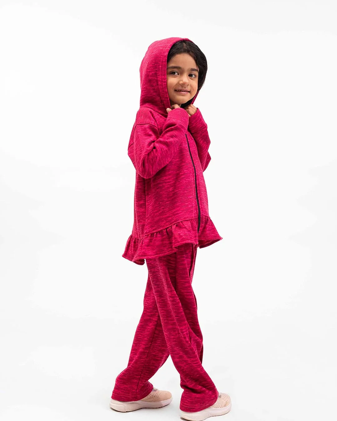 Girls Premium Fleece Set – Berry Blush - Image 4