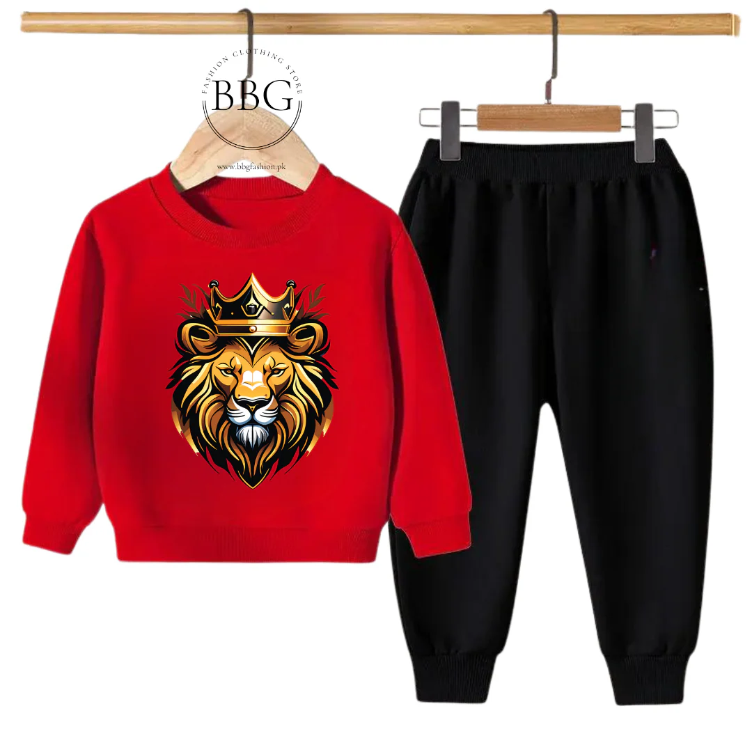 GOLDEN KING PRINTED SWEATSHIRT SET - Image 2