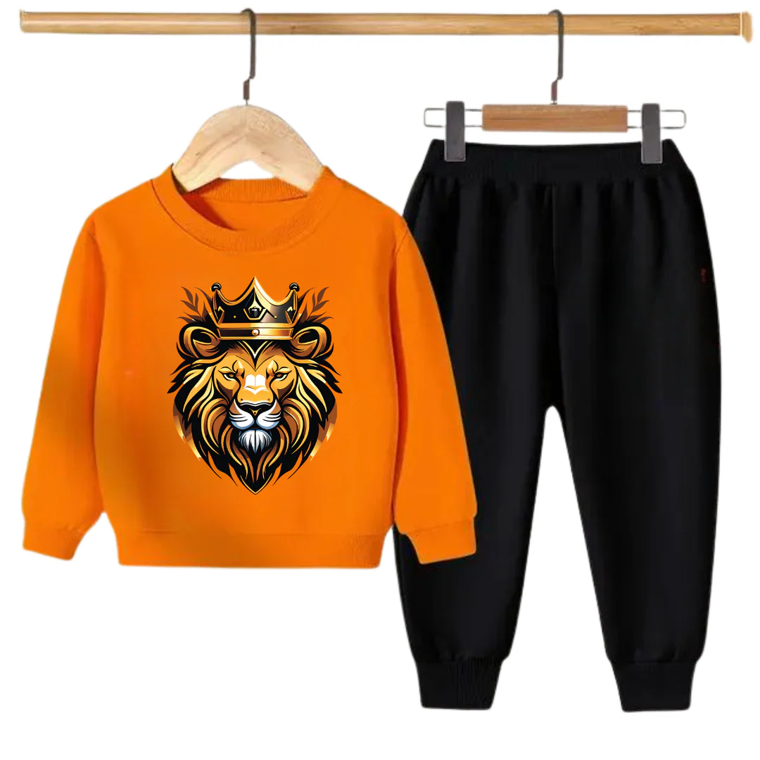 GOLDEN KING PRINTED SWEATSHIRT SET - Image 3