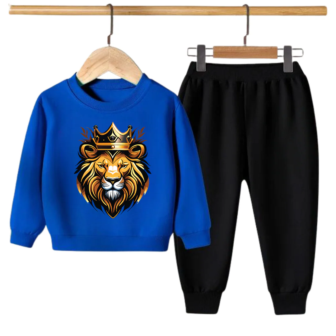 GOLDEN KING PRINTED SWEATSHIRT SET - Image 6