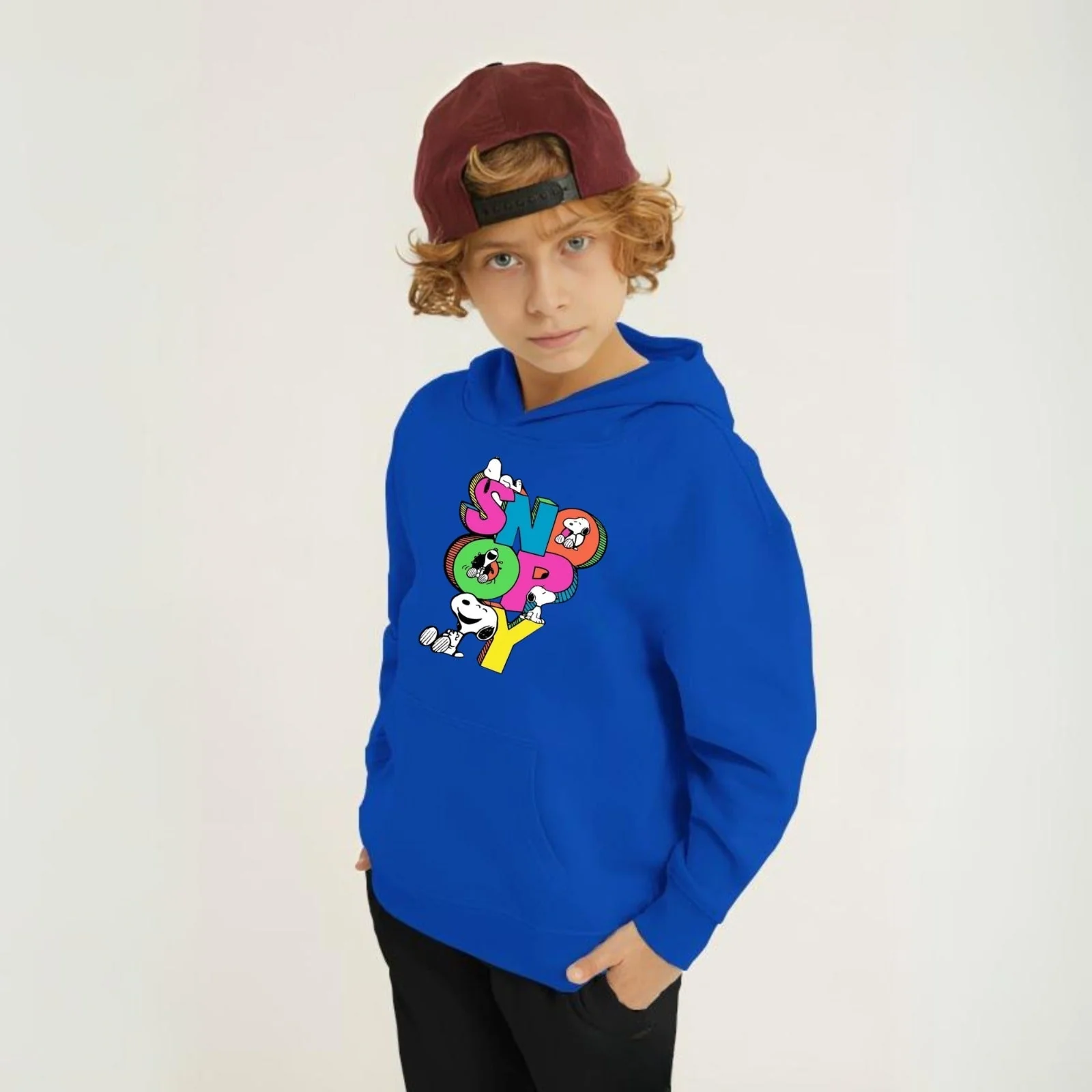 Snoopy Printed Kids Hoodie Set - Image 6