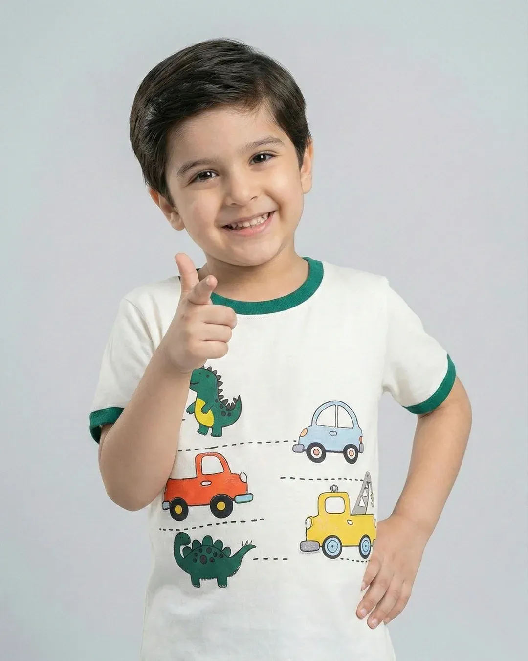 Green Truck Short Set - Image 2