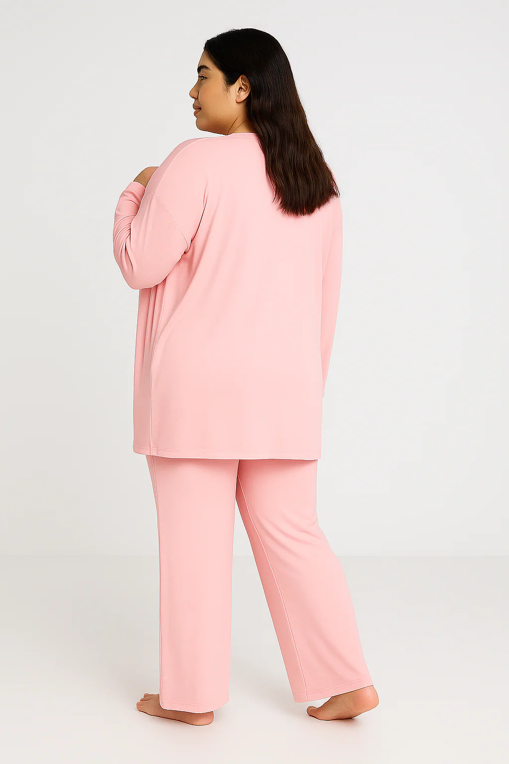 Multi Pattern Women Night Suit 3 Pieces Set - Image 3