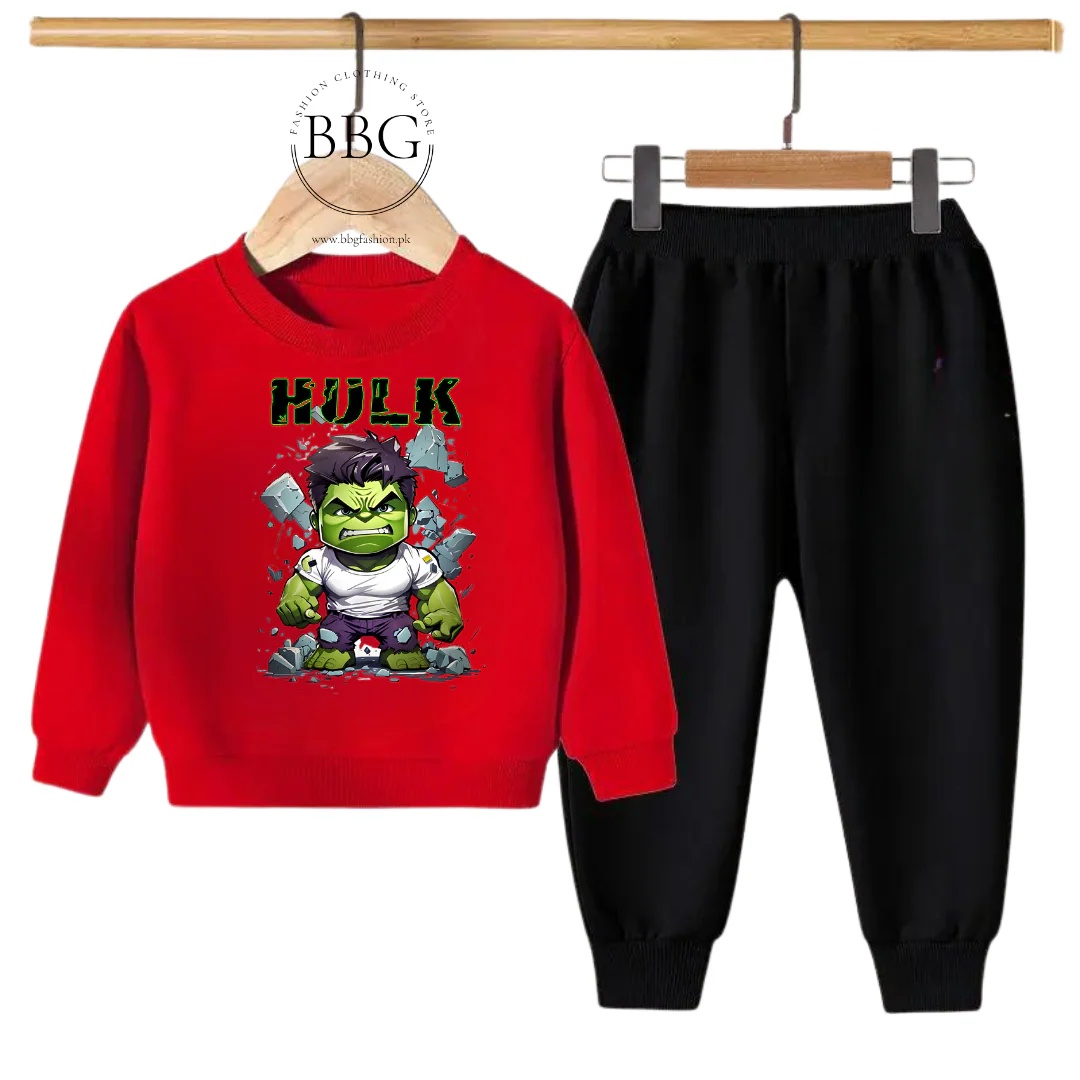 HULK PRINTED SWEATSHIRT SET - Image 3