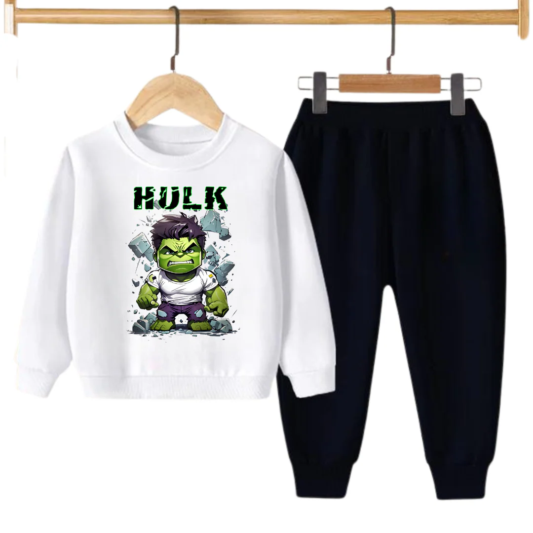 HULK PRINTED SWEATSHIRT SET - Image 4