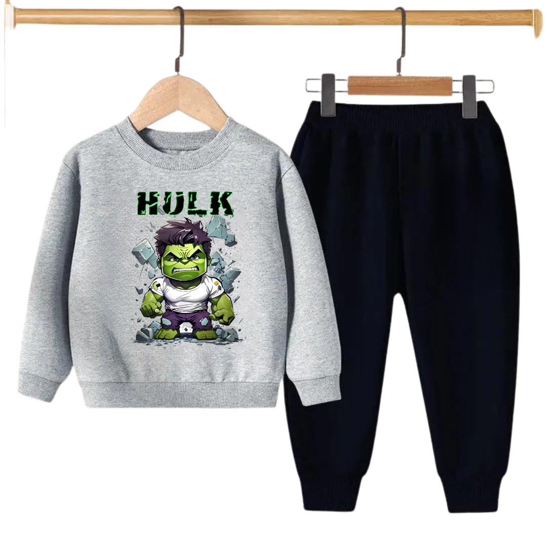 HULK PRINTED SWEATSHIRT SET - Image 5