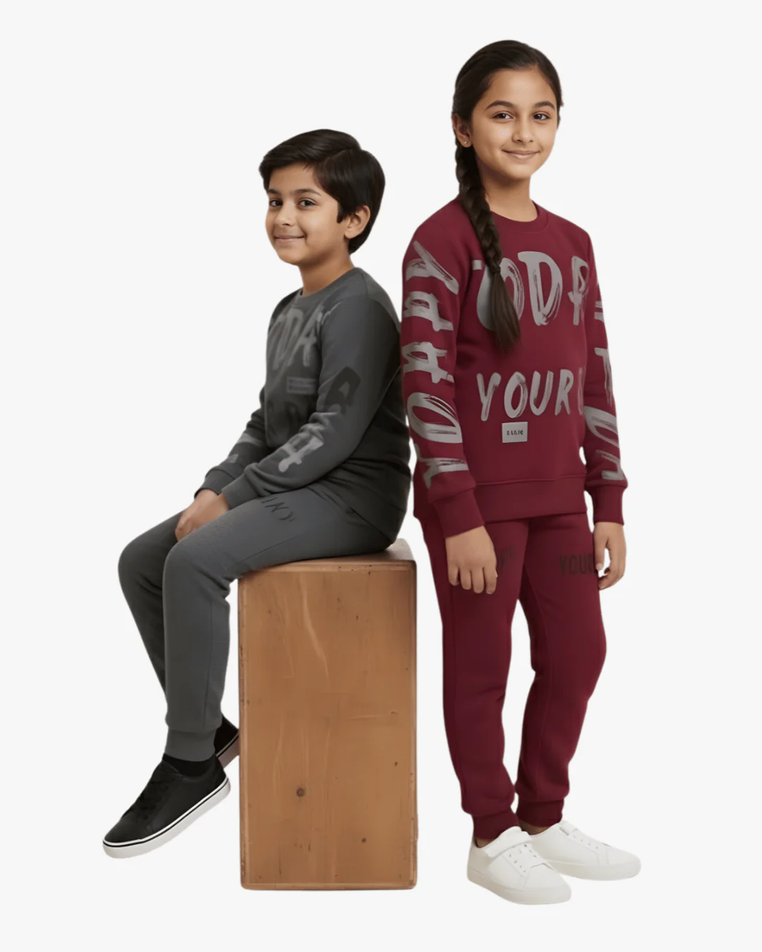 Kids Graphic Sweatshirt & Joggers - Image 2