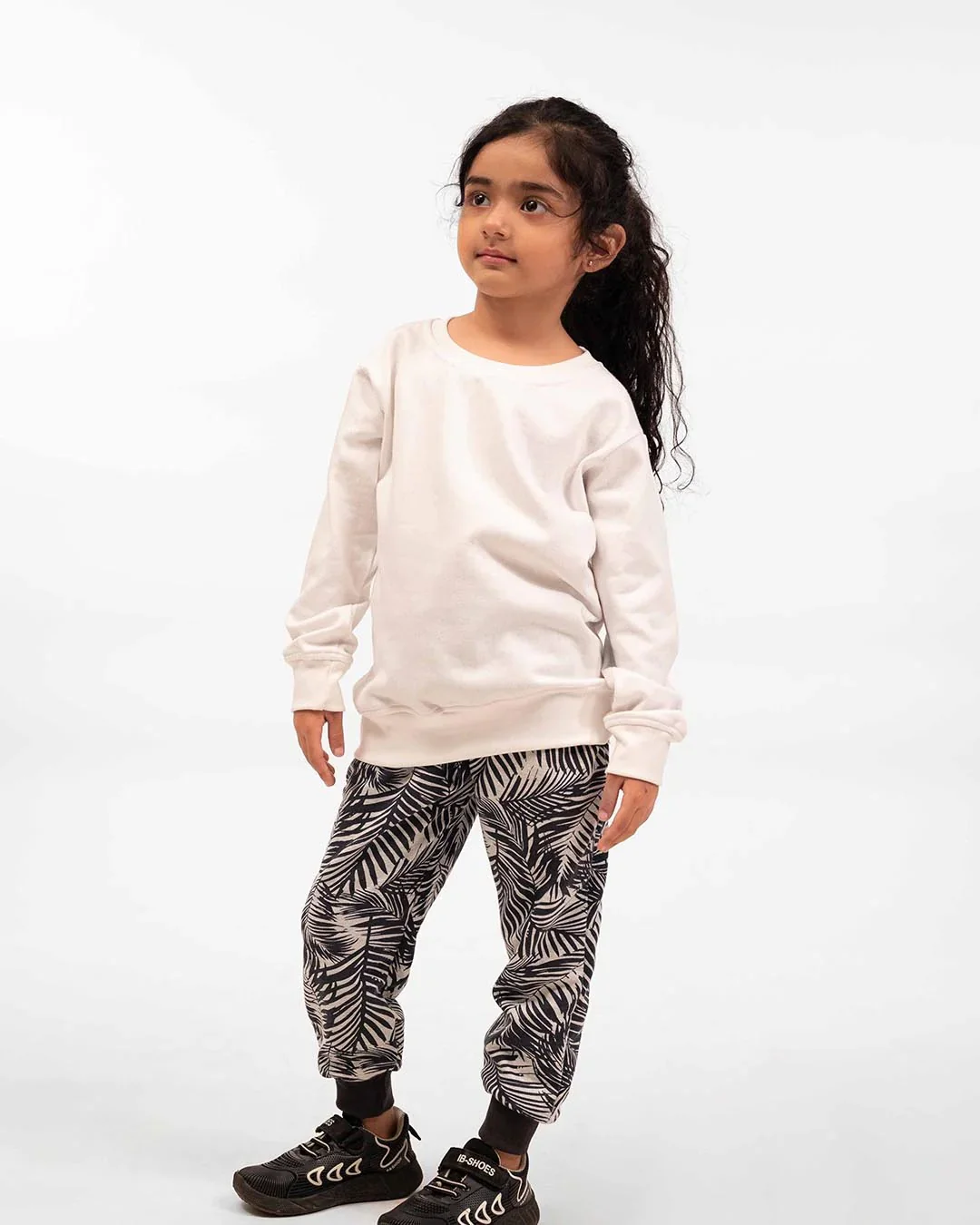 Kids Leaf Print Fleece Set - Image 4